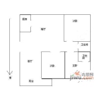 灏景天下4室3厅2卫户型图