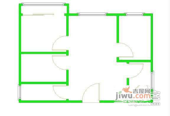 友联二村3室1厅1卫86㎡户型图