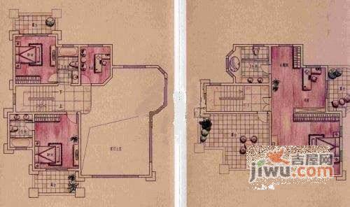 君地上郡5室3厅4卫372㎡户型图