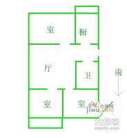 格林花园3室2厅2卫165㎡户型图