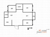 国际公馆3室2厅1卫118㎡户型图