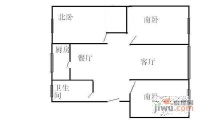 新升新苑珠江苑3室2厅1卫118㎡户型图