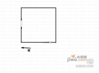 新港名城花园1室1厅1卫户型图