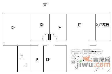 天域花园东区5室2厅3卫户型图