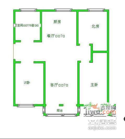 天平花园5室3厅2卫户型图