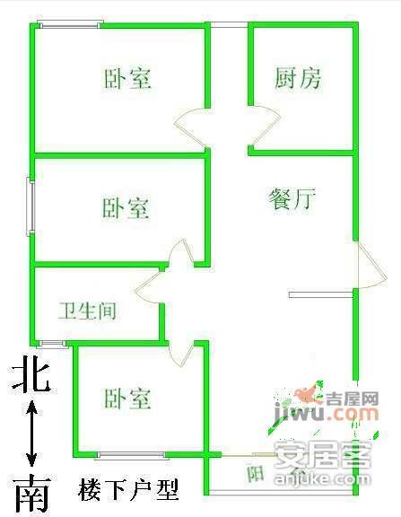 S半岛清水湾花园4室3厅2卫户型图