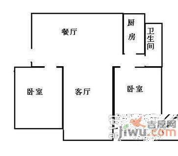 青剑湖花园二社区F区4室3厅2卫119㎡户型图