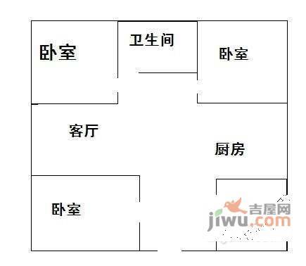 馨梅苑4室2厅1卫户型图