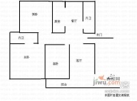 佳林花苑大地之歌3室2厅2卫149㎡户型图