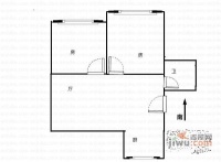 永林新村二区2室1厅1卫63㎡户型图