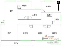 御窑花园4室2厅2卫168㎡户型图