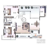 南亚花园4室3厅3卫212㎡户型图