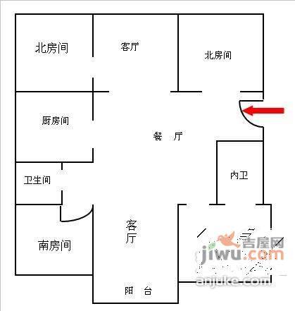 永林新村一区4室3厅2卫136㎡户型图