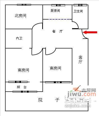 永林新村一区3室2厅2卫125㎡户型图