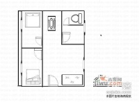 路桥南院2室2厅1卫82㎡户型图