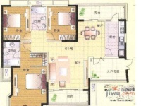 新悦家园3室2厅2卫145㎡户型图