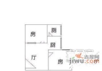 王家冲社区2室2厅1卫70㎡户型图