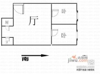 天翔新新家园2室1厅1卫85㎡户型图