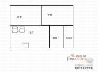 白沙花园2室2厅1卫户型图