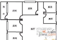 桔园经典4室2厅2卫140㎡户型图