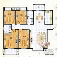 景江雅苑4室2厅2卫168㎡户型图