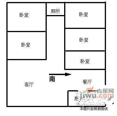 银桂苑5室2厅2卫220㎡户型图