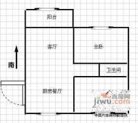 临溪佳苑2室2厅1卫84㎡户型图