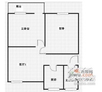 宝善桥小区2室1厅1卫户型图