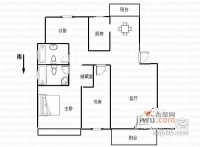 樱花公馆3室2厅2卫125㎡户型图