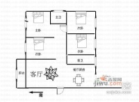 樱花公馆4室2厅2卫116㎡户型图