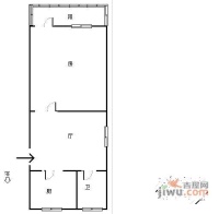 茶叶弄3号小区1室1厅1卫户型图