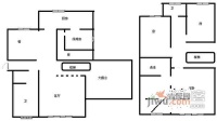 桂花园4室3厅3卫250㎡户型图