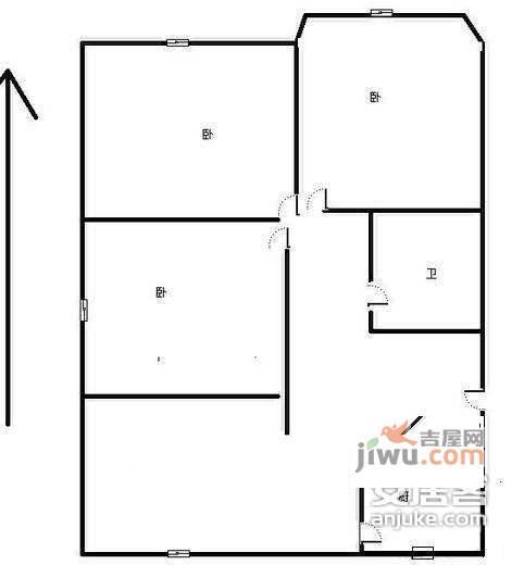 金成嘉南公寓3室2厅2卫135㎡户型图