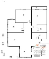 金都清宸公寓3室2厅2卫134㎡户型图