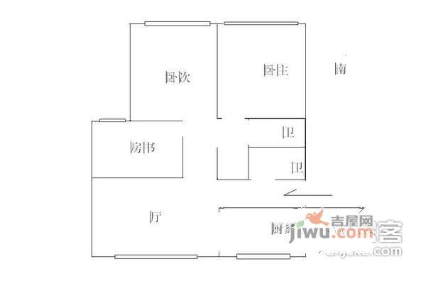 金都清宸公寓3室2厅2卫134㎡户型图