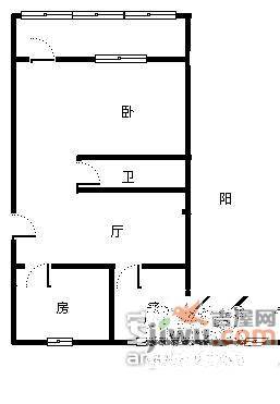 百井坊巷2室1厅1卫户型图