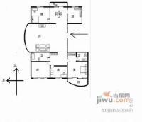 丽景苑3室2厅2卫146㎡户型图