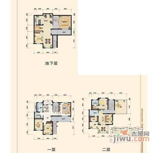 秀水山庄5室2厅3卫240㎡户型图