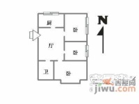 杭州國際花園3室2廳1衛戶型圖