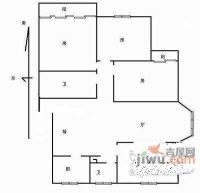 杭州國際花園4室2廳2衛338㎡戶型圖