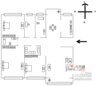 广宇湖滨公寓4室2厅2卫185㎡户型图
