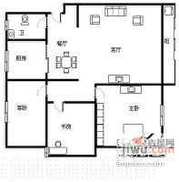 聚豐公寓3室2廳2衛戶型圖