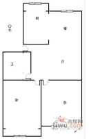 东新园望景苑2室1厅1卫90㎡户型图