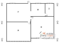 陆家河头小区2室1厅1卫58㎡户型图