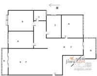 利滋城市公寓3室2厅2卫154㎡户型图