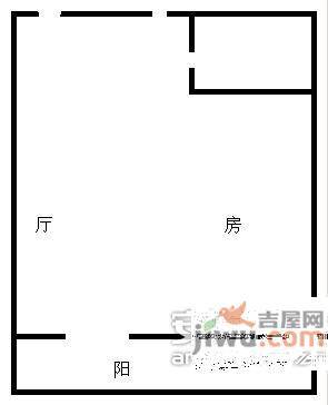 朗庭公馆1室1厅1卫40㎡户型图