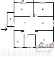 方易城市心境3室2厅2卫115㎡户型图