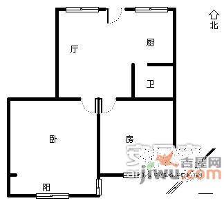 黄龙世纪苑2室1厅1卫户型图