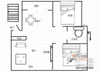 香樟名苑2室2厅1卫92㎡户型图