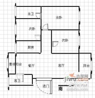 香樟名苑3室2厅2卫125㎡户型图